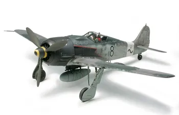 Tamiya Plastové Montáž Vojenské Model 1/48 Nemecko Fw190 A-8/A-8 R2 Mozu Fighter Dospelých Zbierku DIY montážna sada 61095