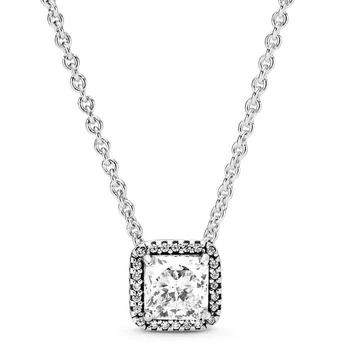 2021 Letné Šperky Pre Ženy Fit Pôvodné DIY Charms Dizajnér 925 Sterling Silver Príslušenstvo Náhrdelník Bijoux Luxe