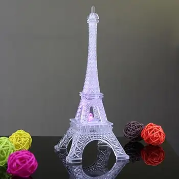 Eiffelova Veža LED Nočné Svetlo Svadobný Stôl Spálňa Decor Dieťa Darček Strana navrhne Domova 2022