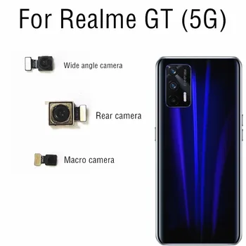 Na Realme GT 5G RMX2202 Dozadu smerom k Prednej Zadnej Kamery Hlavné Čelia Širokej Makro Fotoaparát Modul Flex Kábel Výmena Náhradných Dielov