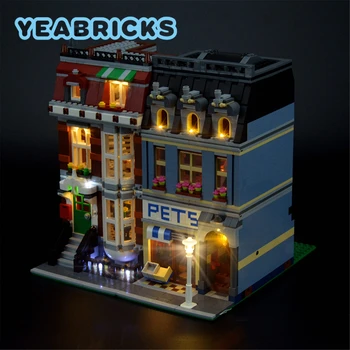 YEABRICKS LED Svetla Kit pre 10218 Pet Shop Stavebné Bloky Nastavenie (NIE Zahŕňajú Modelu) Tehly Hračky pre Deti,
