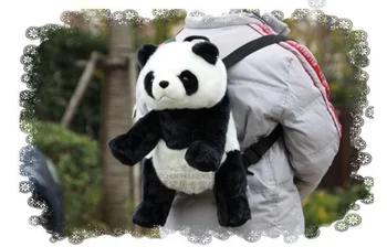 Nové Kreslené Flush Panda Batohy Vypchaté Zvieratá, Hračky Pre Deti, Škole, Škôlke Taška Skvelý Spoločník Darček K Narodeninám