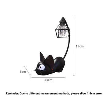Kreatívne Led Nočné Svetlo Cute Cat Stolná Lampa Dekoratívne Domov Živice Ploche Ornament Deti Roztomilý Spálňa Nočný Stolík Lampa