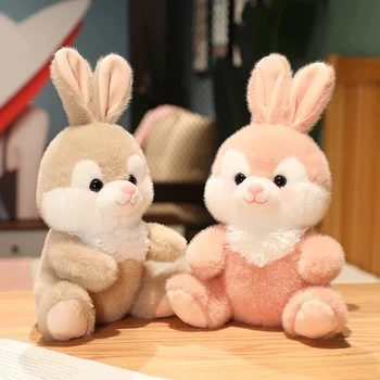 1pc 30 CM Simulácia Krásne Králik Hračky Plyšové Krásny Realistický Zvierat Bunny Plyšové Bábiky Pre Deti Deti Mäkký Vankúš Pekný Darček