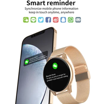 2022 Nové Bluetooth Hovor Smart Hodinky Ženy, Mužov Športové Fitness Tracker Nepremokavé Smartwatch HD displej Pre huawei Xiao Telefón+Box