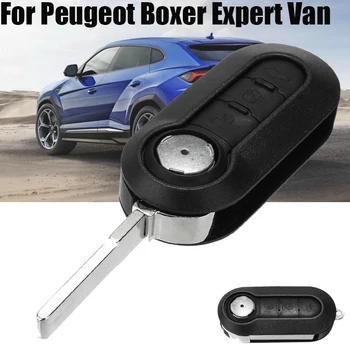 3 Tlačidlá Diaľkového Tlačidlo Prípade Skladacie Flip, Auto Diaľkové Zapaľovanie Zámok Otvoriť Kufor Fob Tlačidlo Prípade Peugeot Boxer Expert Van Replacment