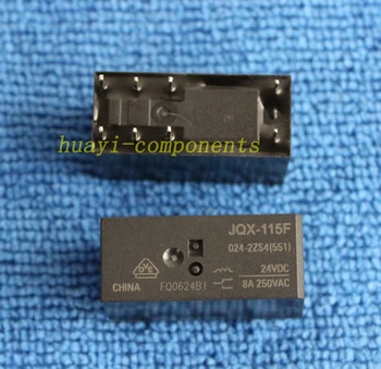 1PCS JQX-115F-024-2ZS4 (551) Relé 8-pin 24VDC 24V