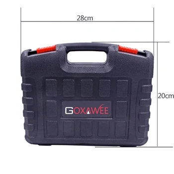 GOXAWEE Plastové Nástroje puzdro Tool Box Pre Dremel Elektrickú Vŕtačku Rotačné Nástroje nemusia zahŕňať Mini Vŕtačku a Rotačné Nástroje