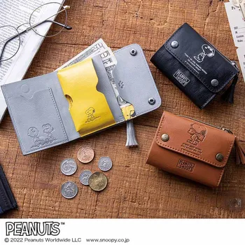Anime, Komiksu, Charlies Roztomilý Prenosné Tlač Jednoduchý Tri-Fold Krátke Peňaženky Unisex Strapec Spojka Taška Mince Kabelku Hračky