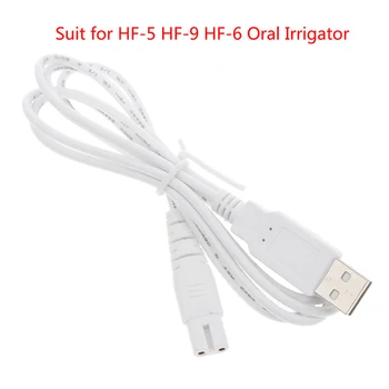 1 Ks USB Kábla Nabíjanie Line Oblek pre HF-5 HF-9 HF-6 Ústne Irigátor Zuby Vody Flosser Príslušenstvo