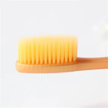 4pcs/set Japonský Vysoká Hustota Zlata Nano TPR Jemný Mäkké Vlasy Dospelých, zubná Kefka Oral Care Cleaning Tool Zubná Kefka