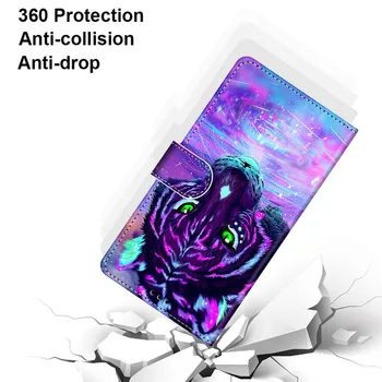 Kože flip puzdro pre Samsung Galaxy A10 20 30 40 50 S 60 70 80 90 A20e M30S M 10 20 30 kryt luxusné peňaženky magnetické coque taška