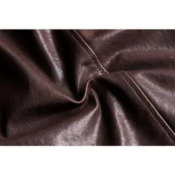 AYUNSUE pánsku Koženú Bundu Reálne Ovčej Kabát Vintage Originálne Kožené Bundy Mužov Jar Jeseň Coats 2020 1339 KJ4552