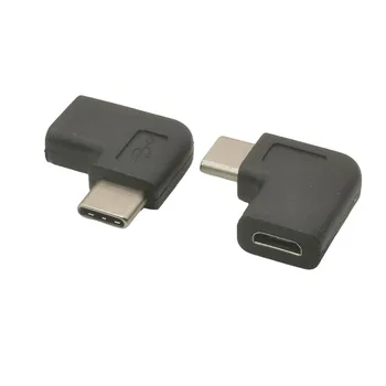 TYP C ADAPTÉR USB-C MICRO B, USB 2.0 PRAVOM UHLE 90 STUPŇOV ADAPTÉR