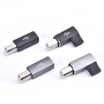1Pcs USB Typu C Samica Na USB B Samec Adaptér Pre Skener, Tlačiareň Prevodník USB C Prenos Dát Adaptér