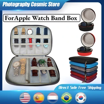 10 Slotov Apple Hodinky Kapela Box Pre Samsung Smart Hodinky Mužov Športová Cestovná Taška Watchband Storage Collection Box Smart Skladovanie
