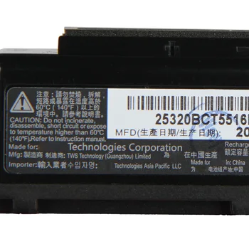 Originálne Náhradné Batérie Pre Zebra ZR638 ZQ500 ZQ510 ZQ520 QLN220 QLN320 P1089503-003 Originálne Batérie 24.48 Wh