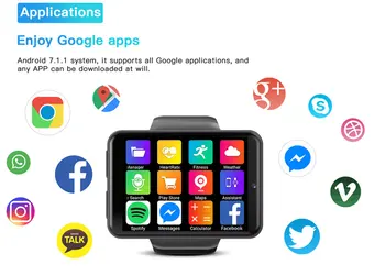 2022 DM101 Smart Hodinky Mužov 4G Android Dual Camera 2080mAh Batérie, Wifi, GPS Veľkého Displeja Smartwatch Google pre Android iOS