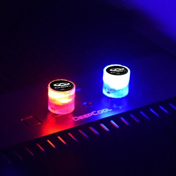Auto Mini USB LED Farebné Neónové Dekoratívne Atmosféru Svetlo Na Fiat 500 Ducato Punto Grande Punto Panda 500x Pondo Príslušenstvo