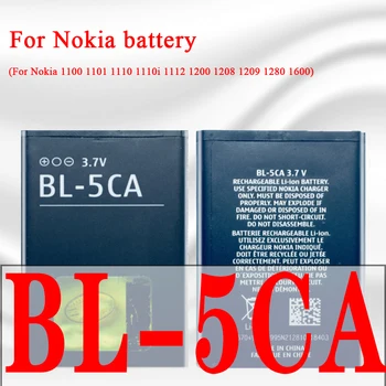 BL 5CA/4C/5B/5C/ Batérie Pre Nokia 1110 1111 1200 5130XM 7600 N70 E60 5030 C2-00 X2-01 1202 1265 3230 5070 5140 1112 1208 1600