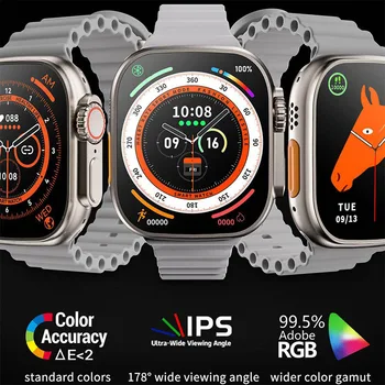KIWITIME Sledovať Ultra Max Smartwatch Série 8 49 mm, 2.08