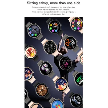 Smartwatch GW33 PRO+Popruh+Slúchadlá Podporujú Prijatie Hovoru Smart Hodinky Ženy, Vodotesný IP68 4D Dynamický Obrazovky Pre Samsung iPhone