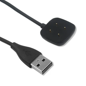 Dock Nabíjací Adaptér USB Nabíjací Kábel, Napájací Kábel pre Fitbit Naopak 4/3 Zmysel pre 2 Smart Hodinky Versa4 Versa3 Sense2 Príslušenstvo
