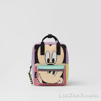 Disney Mš Aktovka Chlapec Deti Mickey mouse Batoh Roztomilý Kreslený Batoh 2-5 Rokov Dievča, ružová Cestovný Batoh