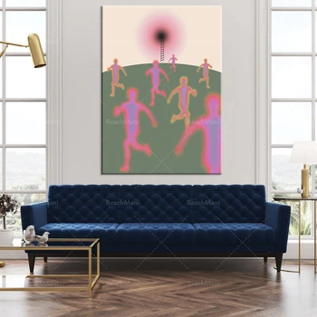 Nordic halo tlače, plagát, tlač plagátov klasické nástenné umelecké plátno na maľovanie obývacia izba domáce dekorácie maľovanie