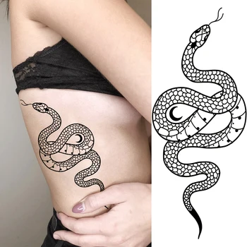 Realistické Had Predlaktie Dočasné Tetovanie Pre Ženy Dospelých Mužov Had Falošné Tetovanie Nálepky Nepremokavé Body Art Decoration Tatoos
