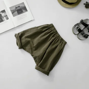 Letné nové Deti Bavlny, Konope nohavice kórejský doska konkávny tvar čiastočné bavlny, konope nohavice sedem-bod nohavice