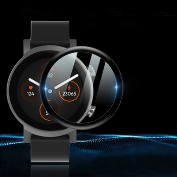 3D Zakrivené Plný Mäkký Ochranný Film Kryt Ochrana Pre Ticwatch E3 Smart Hodinky Šport Smartwatch Screen Protector Príslušenstvo