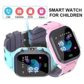 Deti Smart Hodinky Dotykového Displeja Smartwatch pre Deti Chlapci Dievčatá Volať Podporu SIM Karty pre Študentov 14 15 Elektronické Hodiny