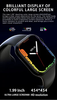 Pôvodné IW8 Smart Hodinky Series 7 Iwo 15 Pro Max 1.99 Nekonečné Obrazovke NFC, GPS Tracker Bluetooth Hovor 45mm Mužov Smartwatch