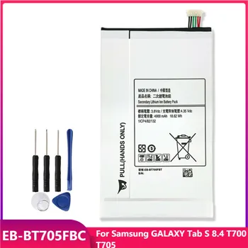 Pôvodné Tablet Batéria EB-BT705FBC Pre Samsung GALAXY Tab S 8.4 T700 T705 EB-BT705FBE Náhradné Nabíjacie Batérie 4900mAh