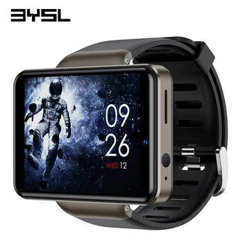 BYSL 4G Smart Hodinky Mužov, GPS, Wifi HD 5MP Dual Camera Smartwatch 2022 Šport Fitness Dotykový Displej 2080MAh Batérie Hodinky